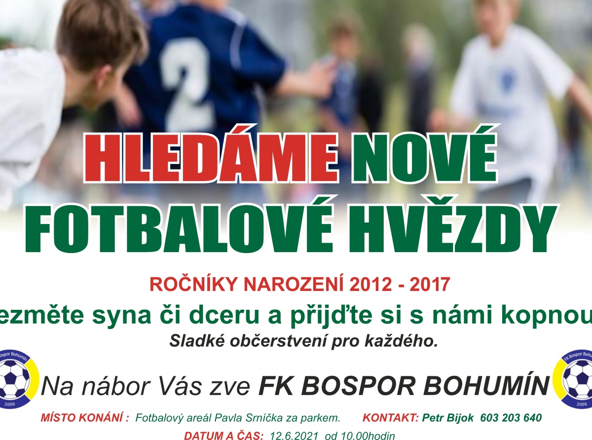 Nábor fotbalových hvězd Bohumín